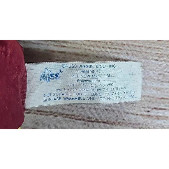 Russ NFL Washington Football Team Plush Good Luck Troll Red Yellow Outfit 11" - Picture 6 of 6